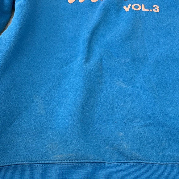 White Fox Boutique Blue and Pink Crewneck Sweater - Picture 6 of 8